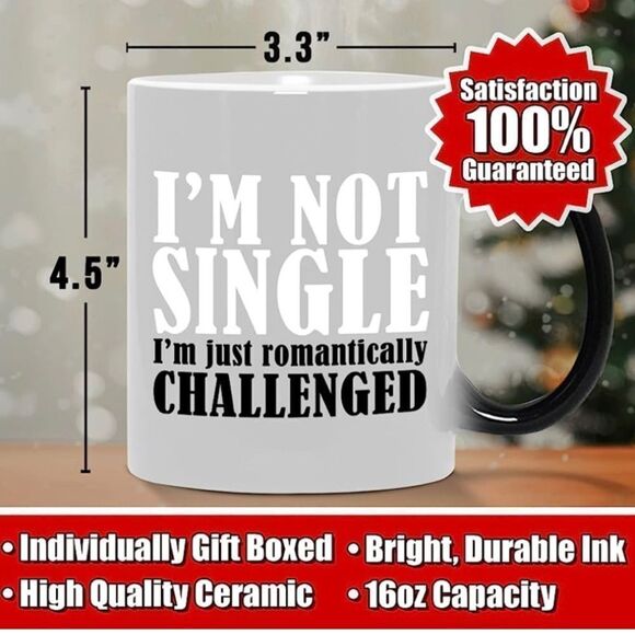 GR8AM color changing coffee mug. Color changes with hot coffee, chocolate or tea - Picture 4 of 8